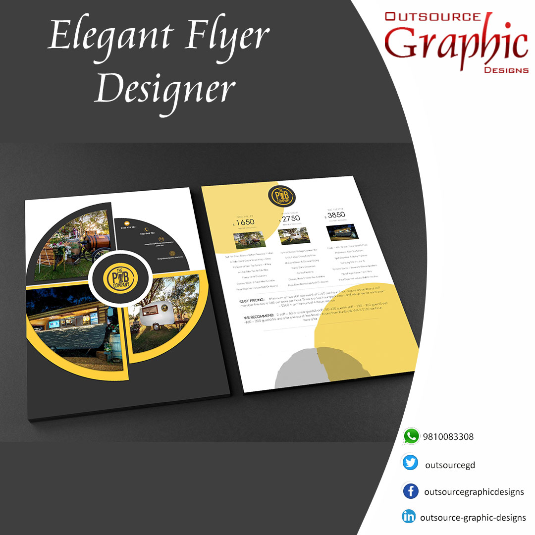 Hiring An Elegant Flyer Designer Outsourcegraphicdesigns